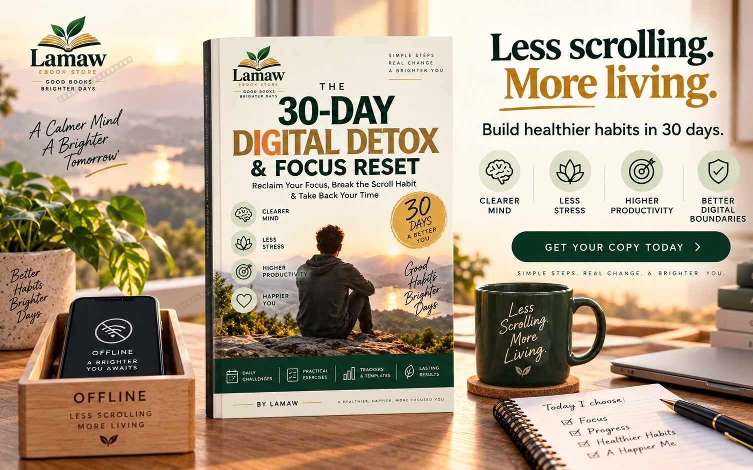 The 30-Day Digital Detox & Focus Reset