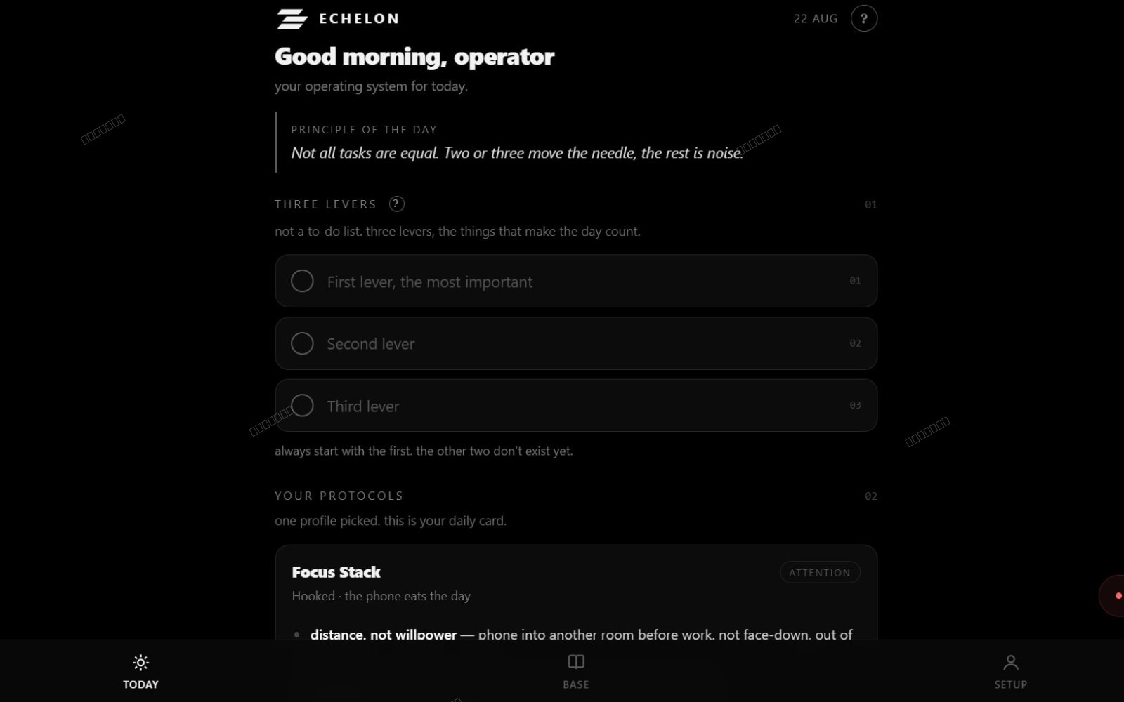 Echelon - Operator OS