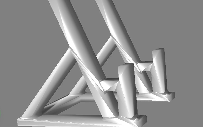 Phone Stand V2 - Open Bridge Design STL