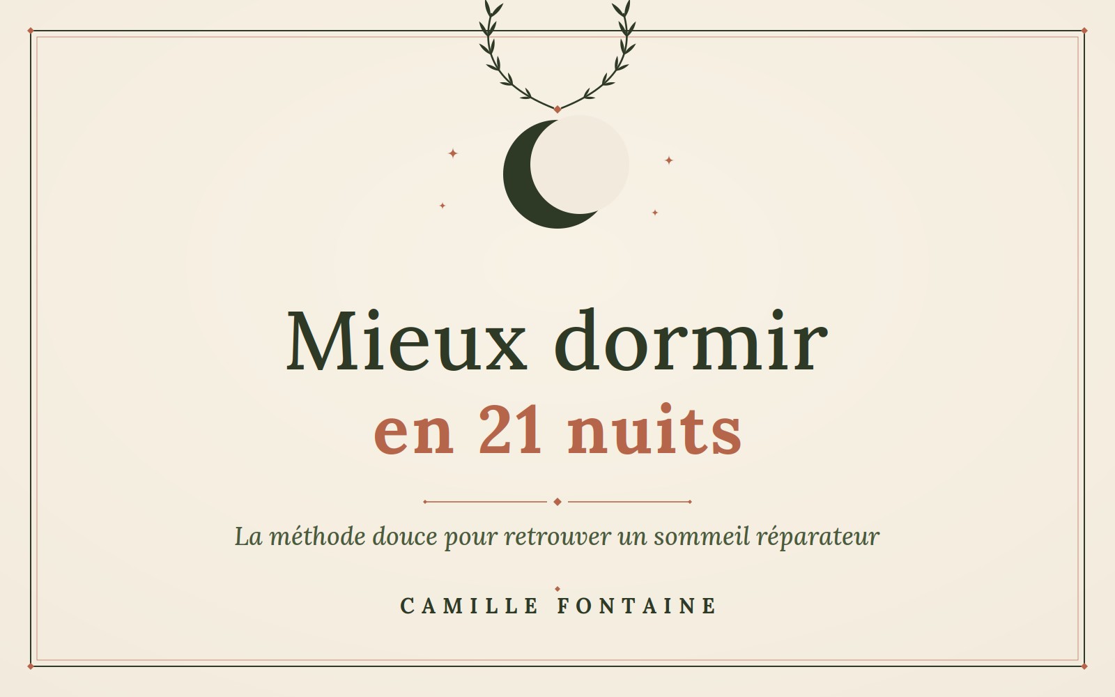 Mieux dormir en 21 nuits
