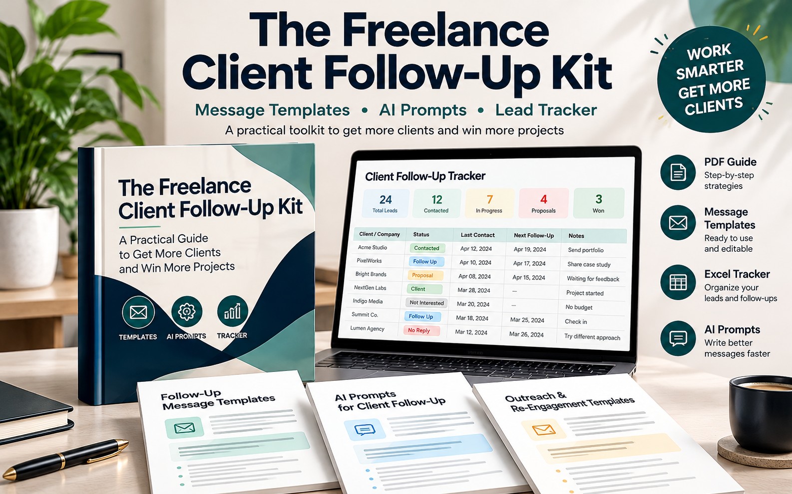 Virtual Follow Up The Freelance Client Follow-Up Kit | Getly