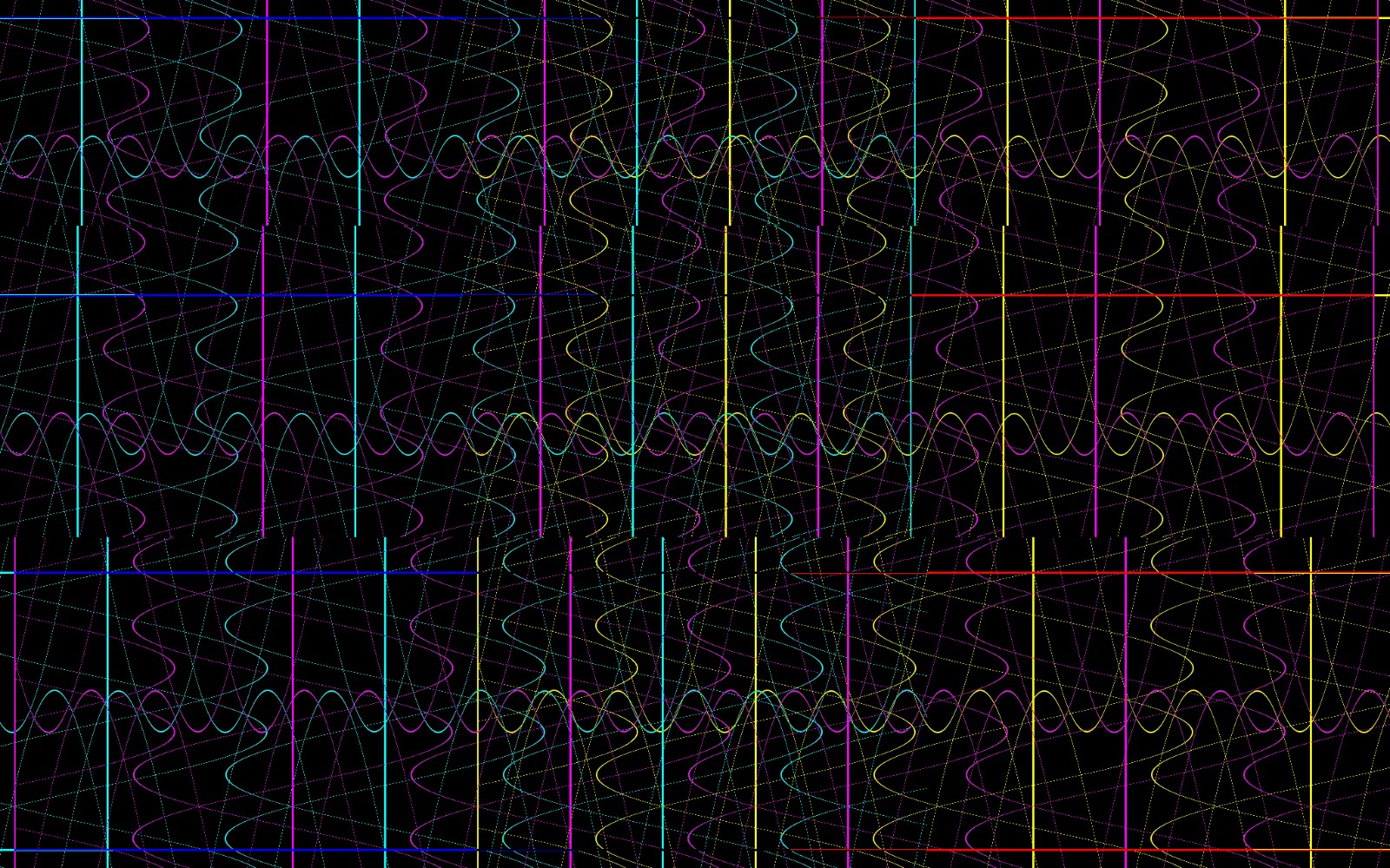 Vector. Gif Math Retro-Futuristic Waveform Abstract Vector Pattern | Getly
