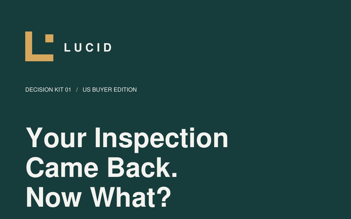 Your Inspection Came Back. Now What?