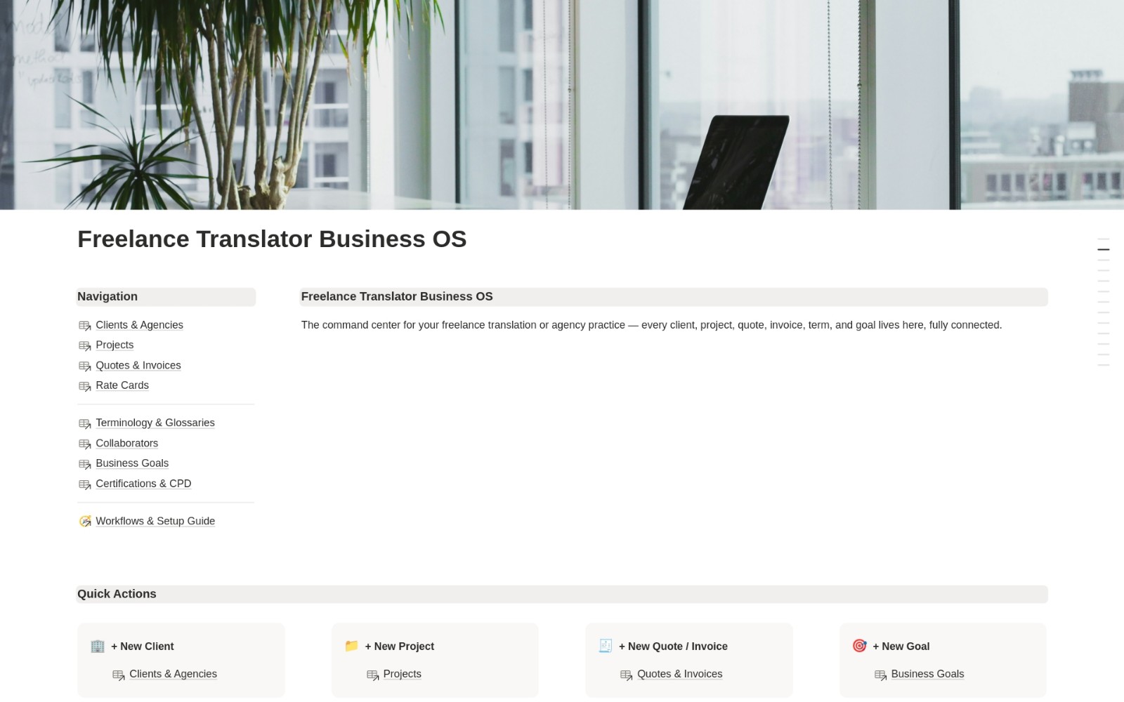 Freelance Translator Business OS