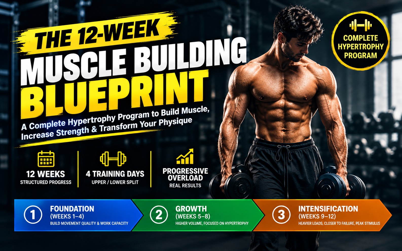 THE 12-WEEK MUSCLE BUILDING BLUEPRINT