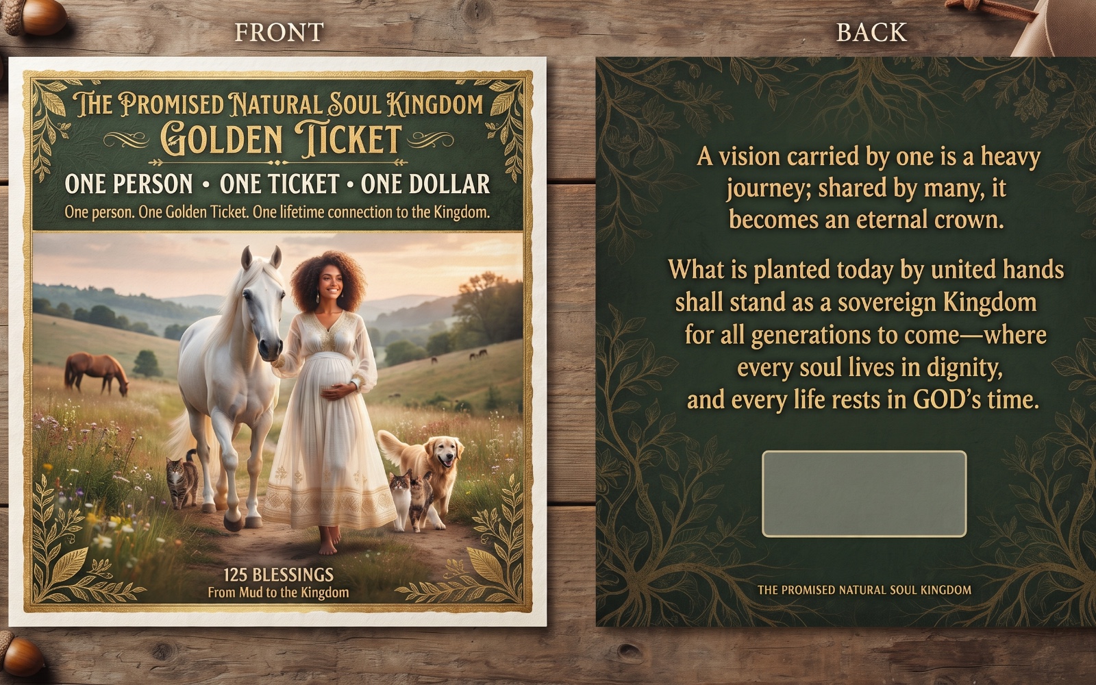 The Promise Natural Soul Kingdom; The Golen Ticket