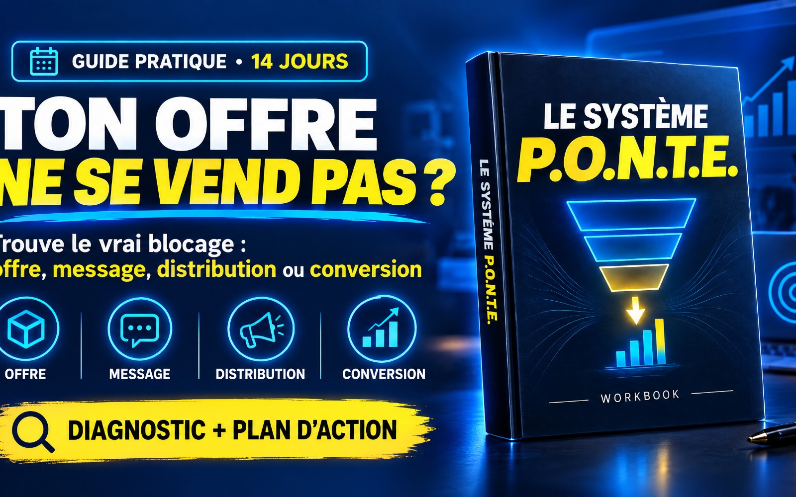 Le Système P.O.N.T.E. — Débloque tes ventes en 14 jours