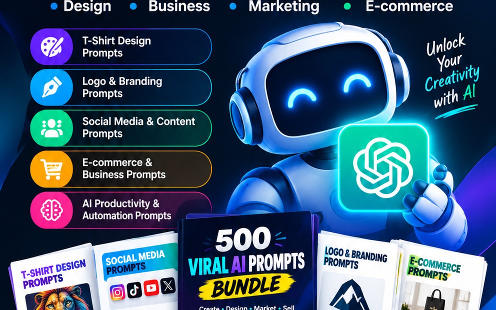 500 Viral AI Prompts Bundle
