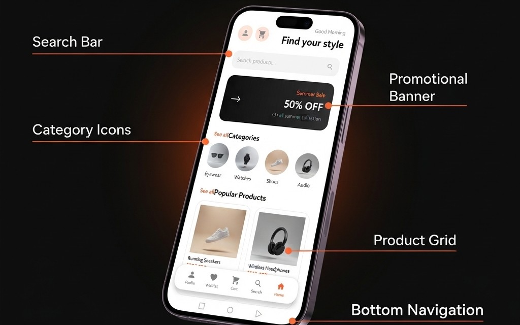 ShopFlow UI — Android E-Commerce UI Kit
