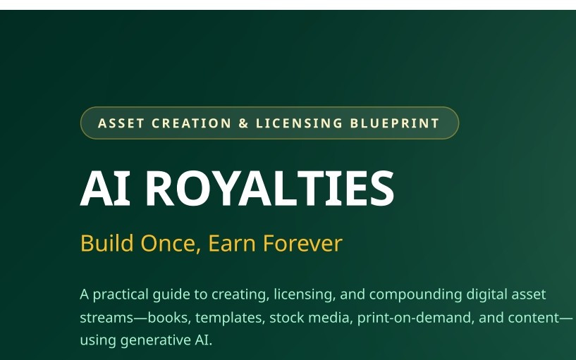 AI Royalties_ Build Once, Earn Forever