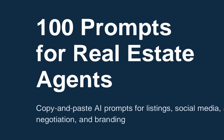 100_Prompts_for_Real_Estate_Agents