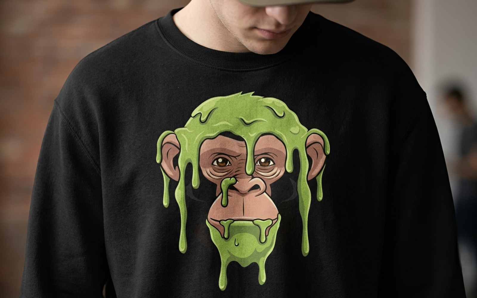 Slime Chimp Digital Art for Merch & Resale