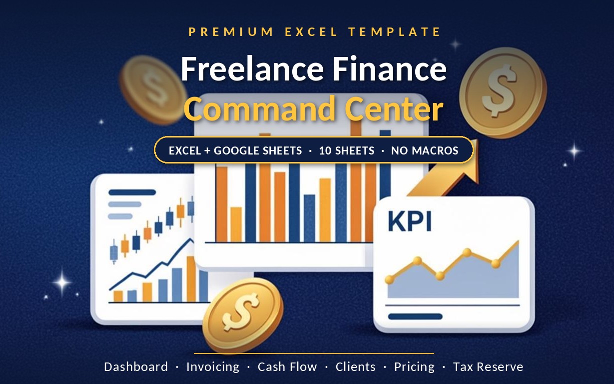 Command Sign T Sign Freelance Finance Command Center — 10-Sheet... | Getly