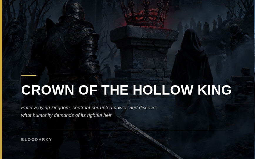 Crown of the Hollow King : An Epic Dark Fantasy Novel Featuring Ancient Magic, Cursed Kingdoms, Legendary Warriors, and a Battle for the Hollow Crown