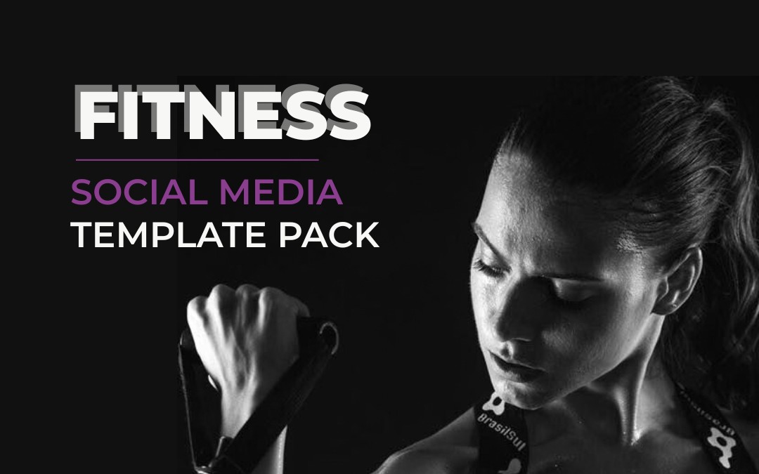 Fitness Social Media Template Pack