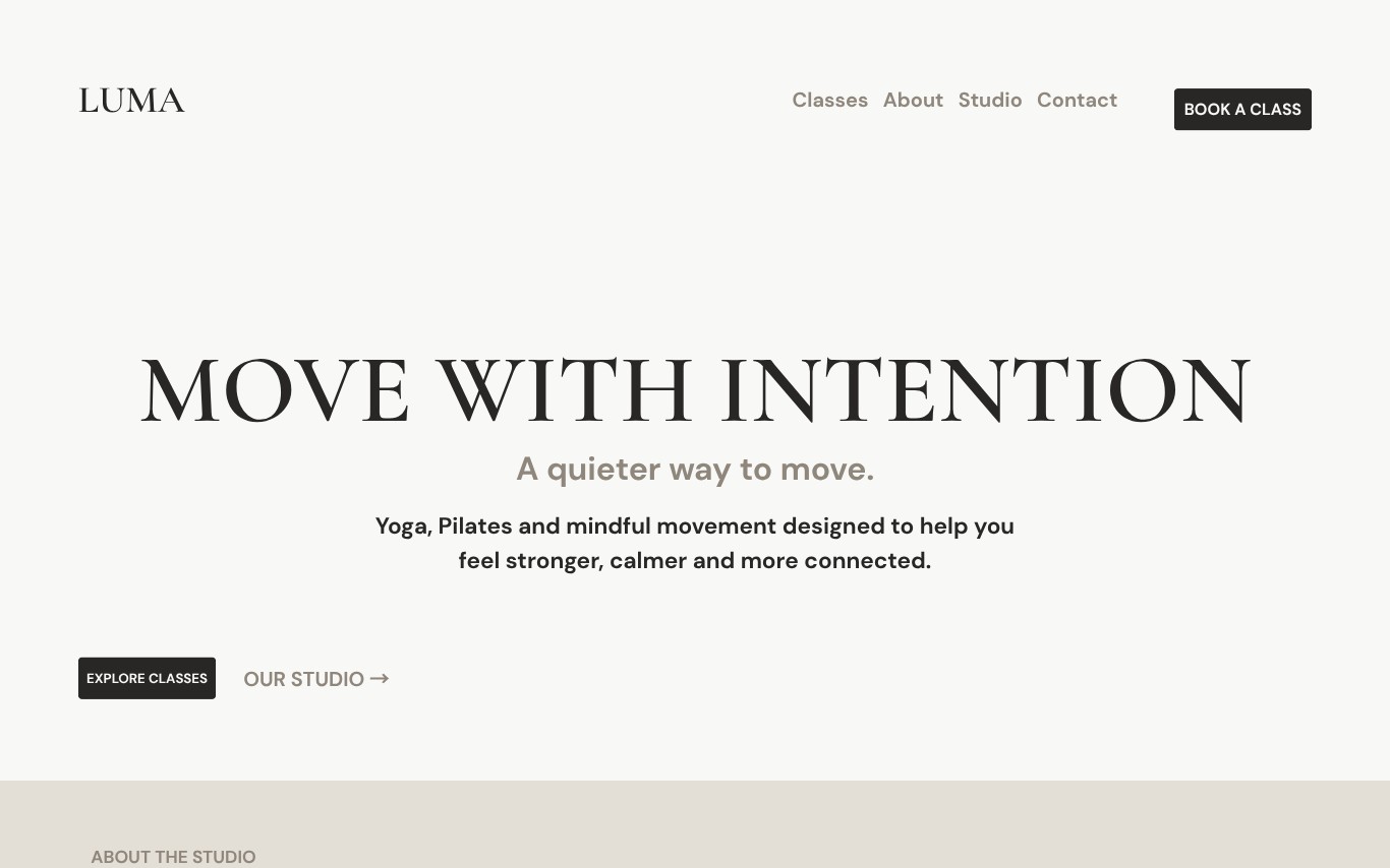 Yoga Landing Page Template