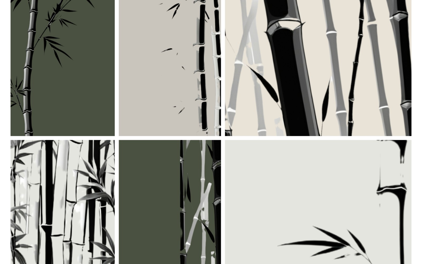 Bamboo Botanical Digital Wallpapers – 20 Pack