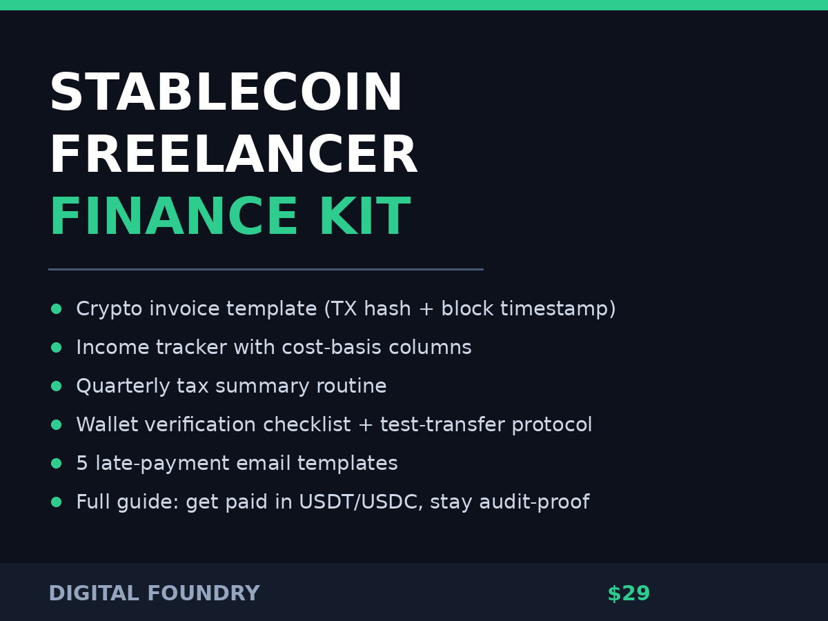Reelancer Stablecoin Freelancer Finance Kit | Getly