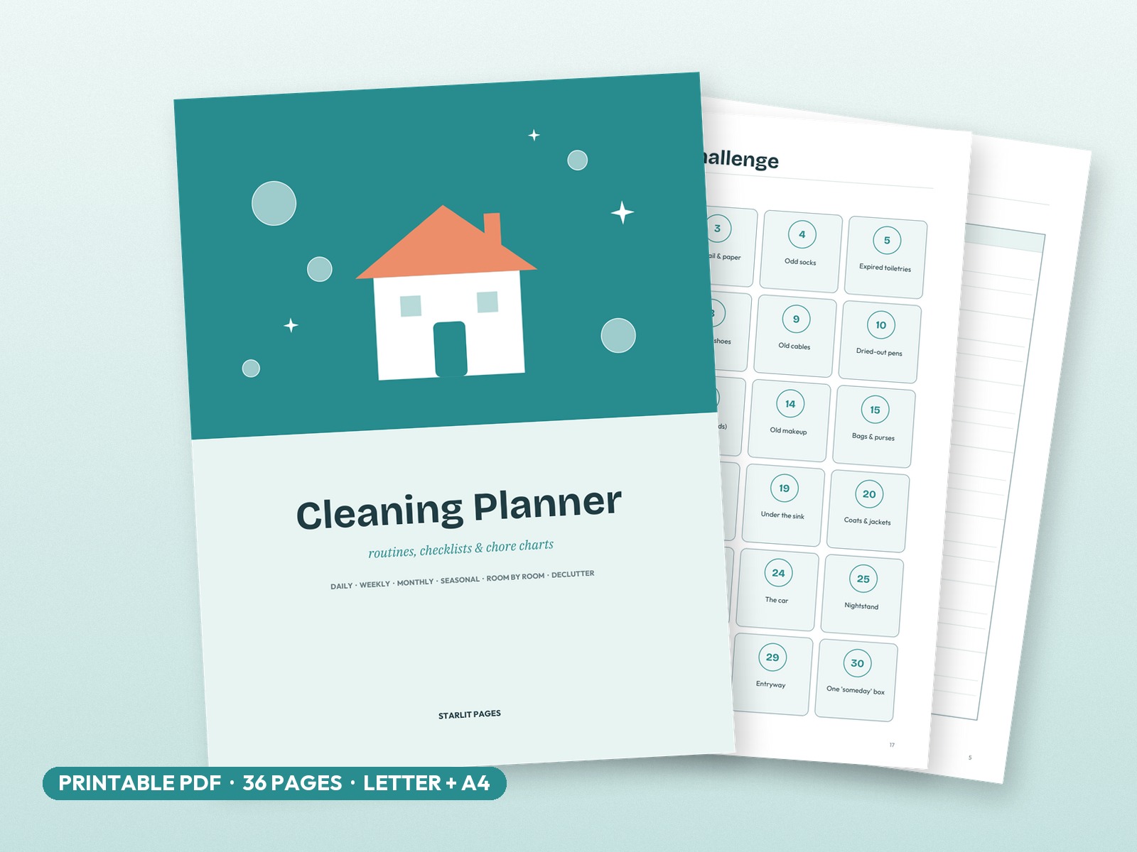 Cleaning Checklist Work.pdf Cleaning Planner Printable: Cleaning Schedule... | Getly