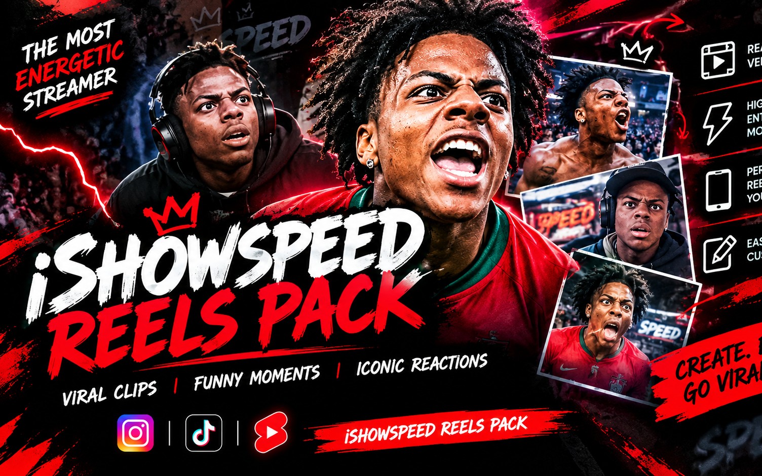 Viral Ishowspeed Clips Pack