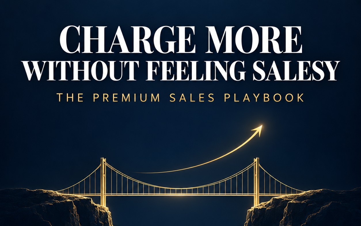 Charge More Without Feeling Salesy — The Premium Sales Playbook for Freelancers, Consultants & Coaches