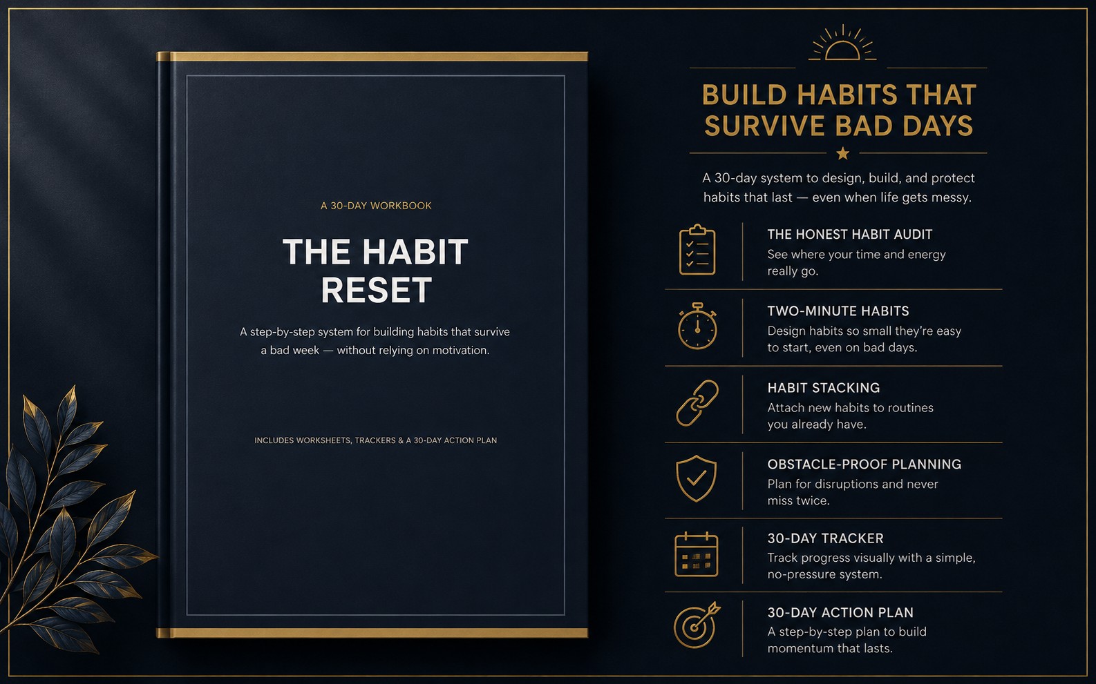 The Habit Reset: A 30-Day System for Building Habits That Actually Stick.