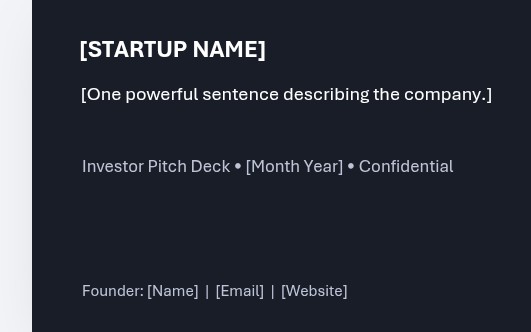 Professional Investor Pitch Deck Template - 40... | Getly