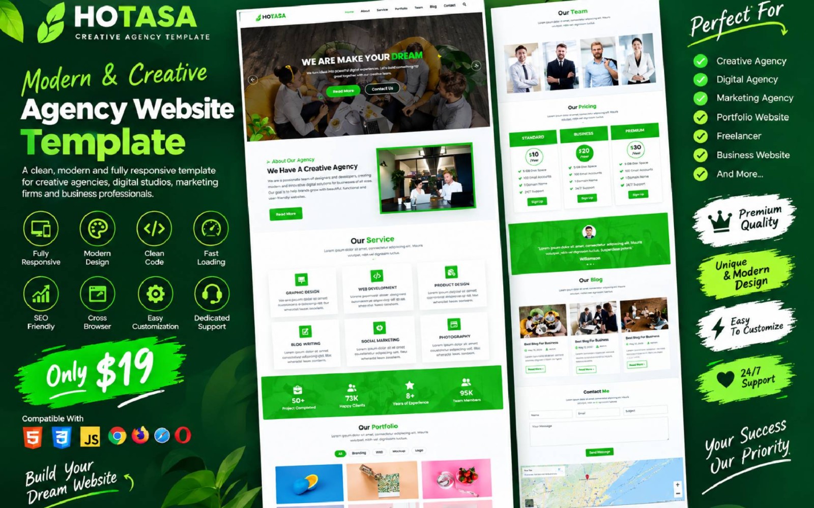 Hotasa Consulting Business Agency HTML Template | Getly