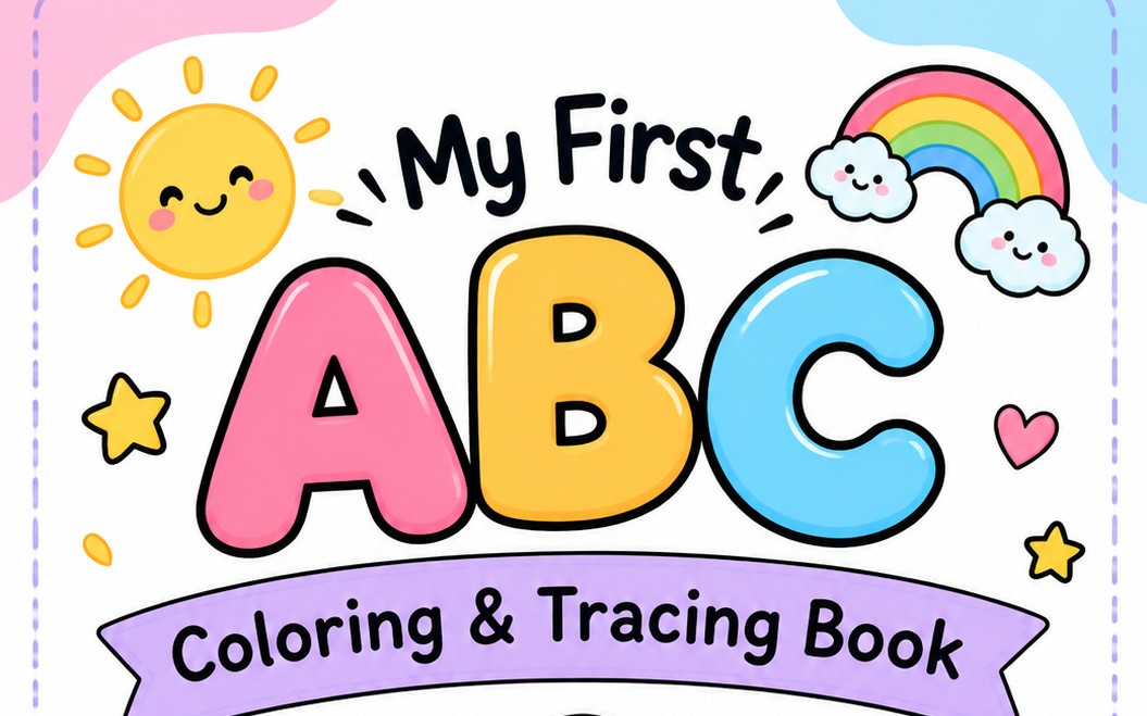 ABC Tracing & Coloring Book for Kids | Alphabet Writing Practice