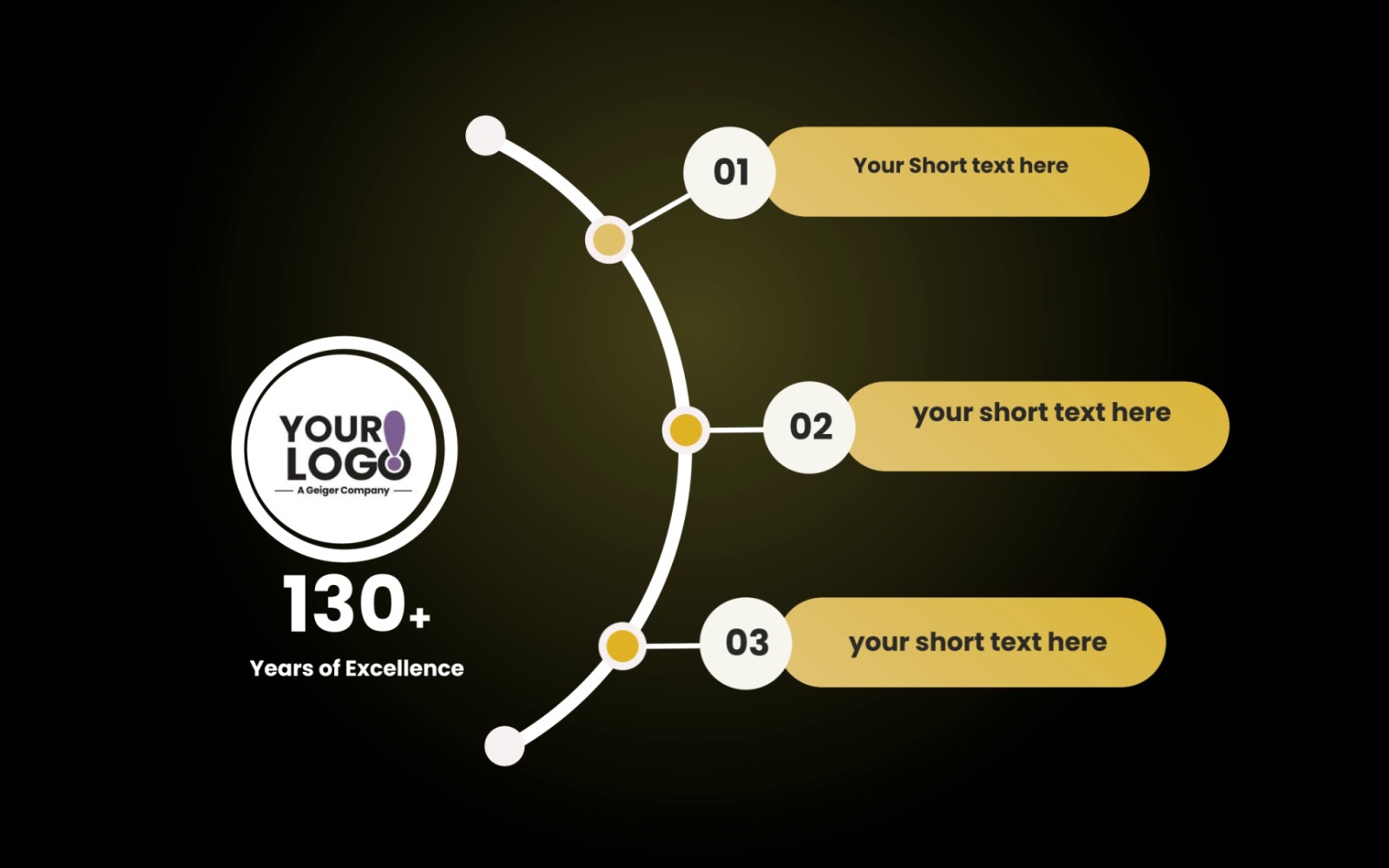 Infographic Circles Animated