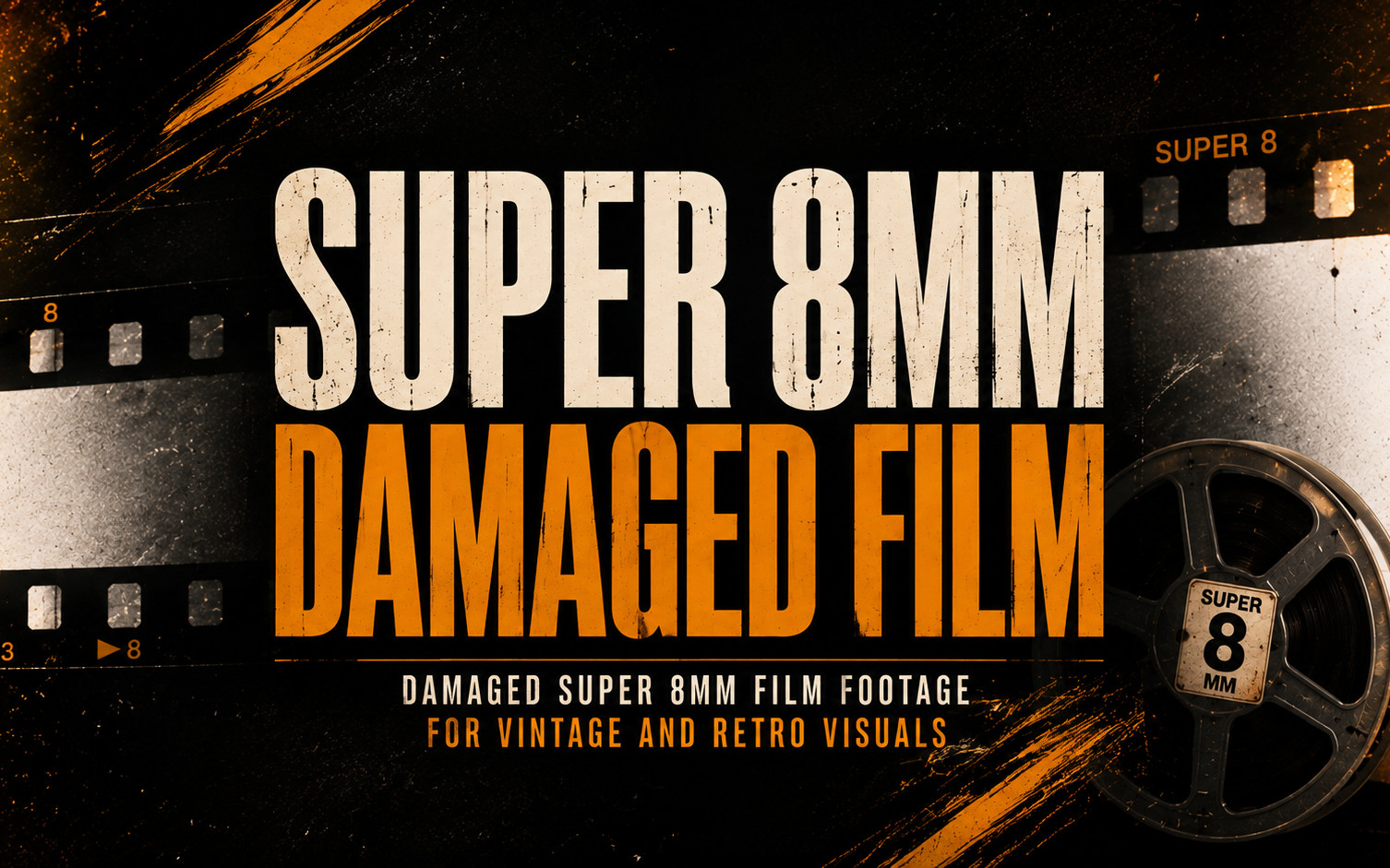 Super 8mm Damaged Film
