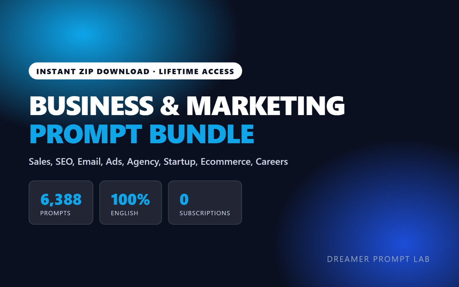 Business & Marketing Prompt Bundle — 6,388 AI Prompts