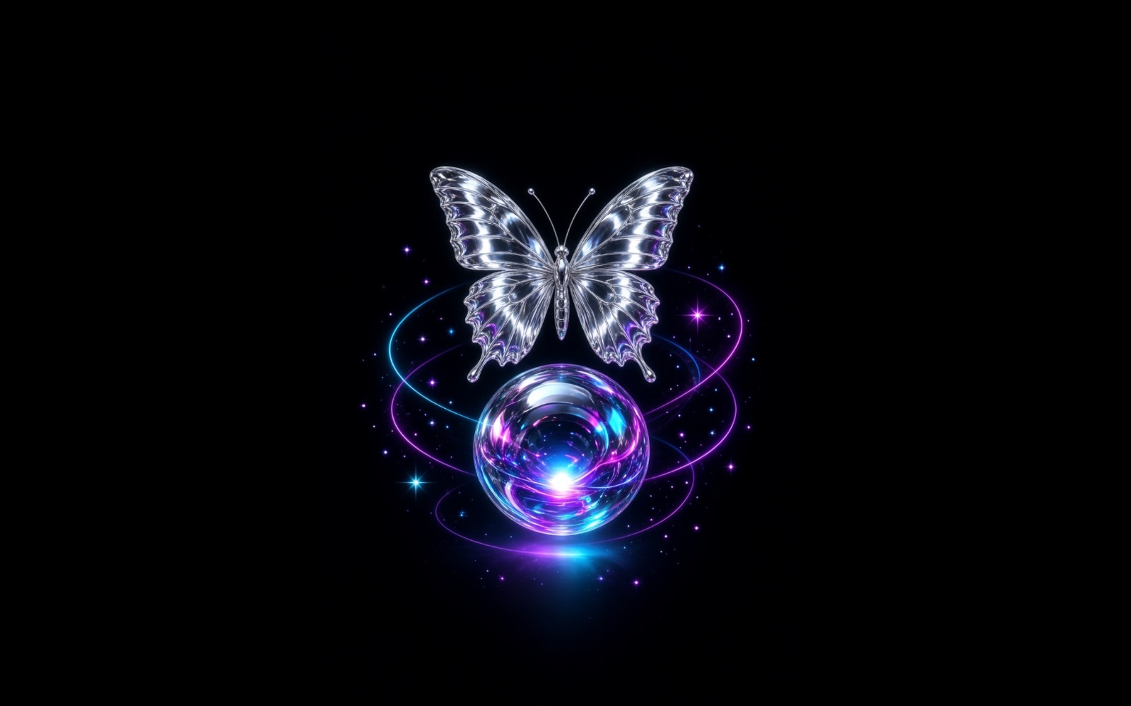 Neon Butterfly - buy and download | Getly