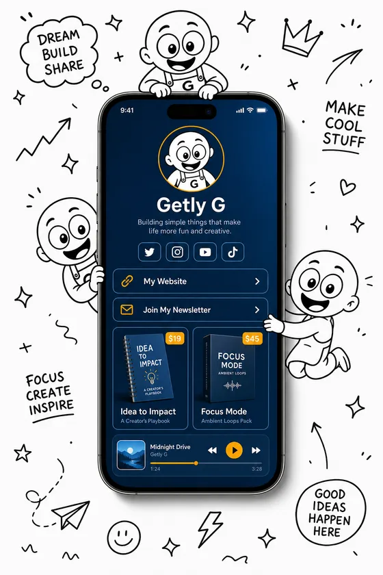 Getly Pages — Cerulean Reverie