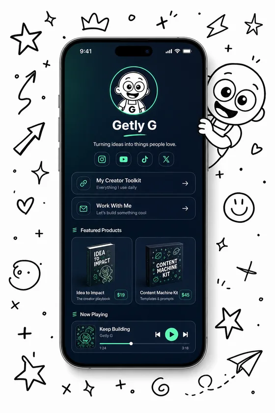 Getly Pages — Neon Moss