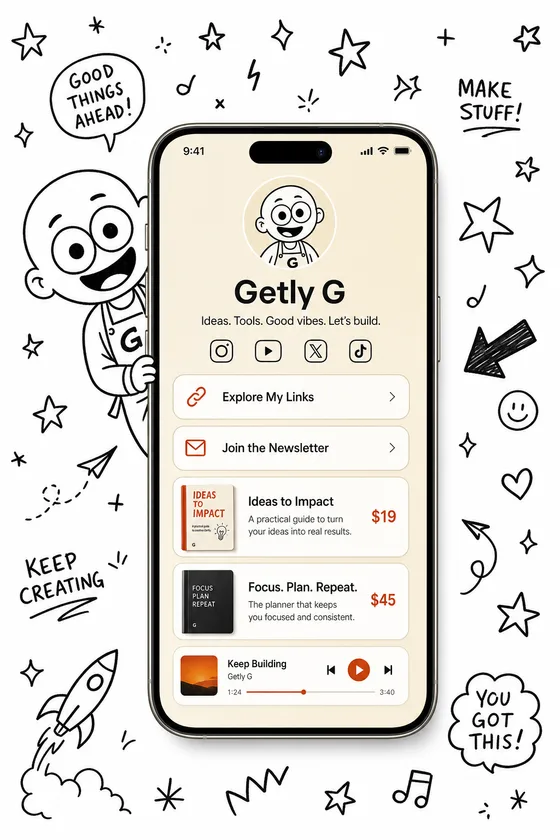 Getly Pages — Olive Ember