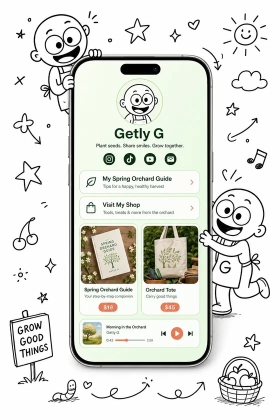 Getly Pages — Spring Orchard