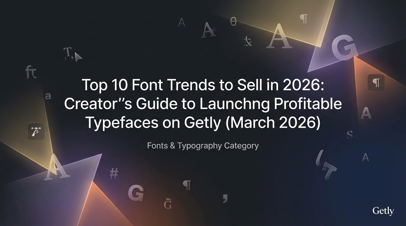 Top 10 Font Trends to Sell in 2026: A Creator’s G... | Getly